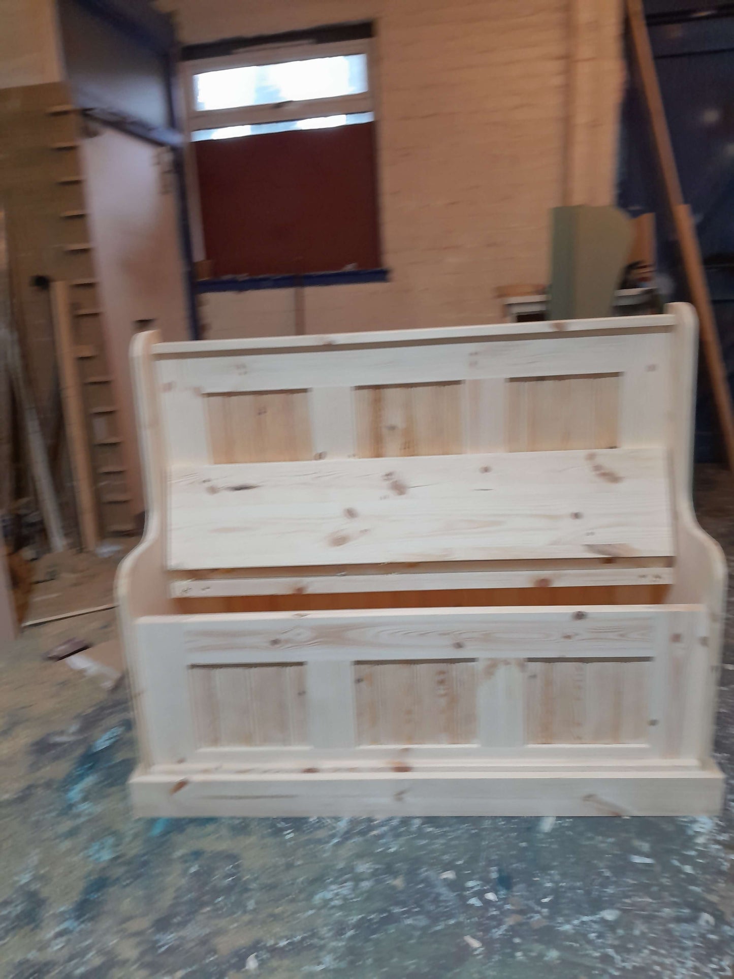 Unpainted Monks Bench 1200mm