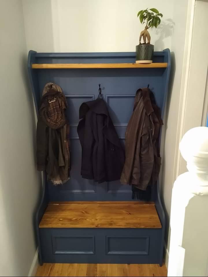 Our Monk benches are handmade in either a mixture of MDF & solid timber or 100% solid timber. 10000mm Tall Monk Bench