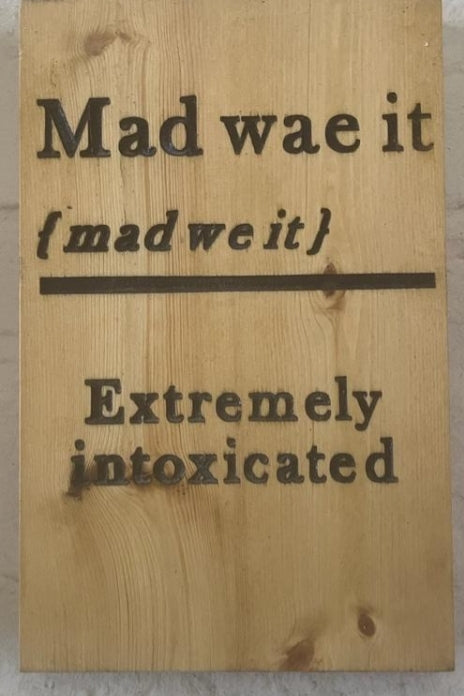 Scottish slang signs