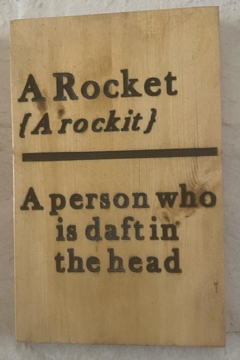 Scottish slang signs