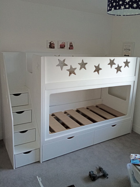 Traditional Joiners Trundle Beds with Stars