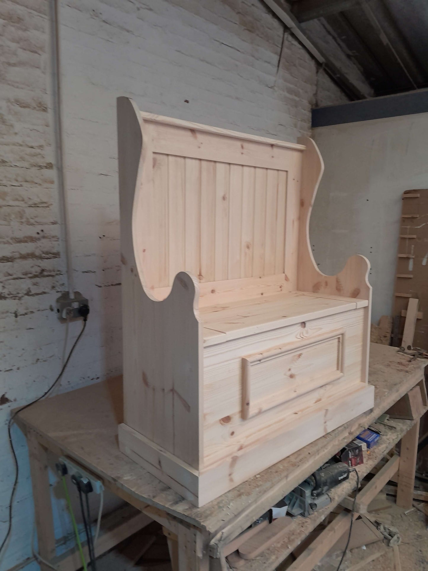 Unpainted Monks Bench 900mm