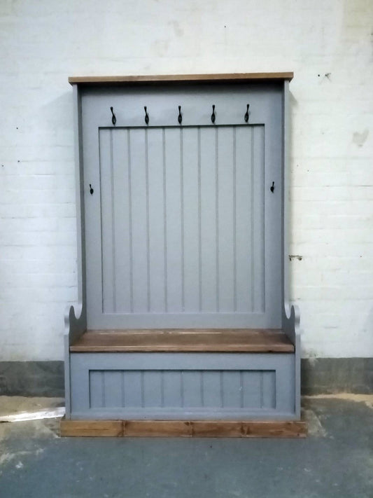 Our Monk benches are handmade in either a mixture of MDF & solid timber or 100% solid timber. 1200mm Tall Monk Bench Moisture Backing