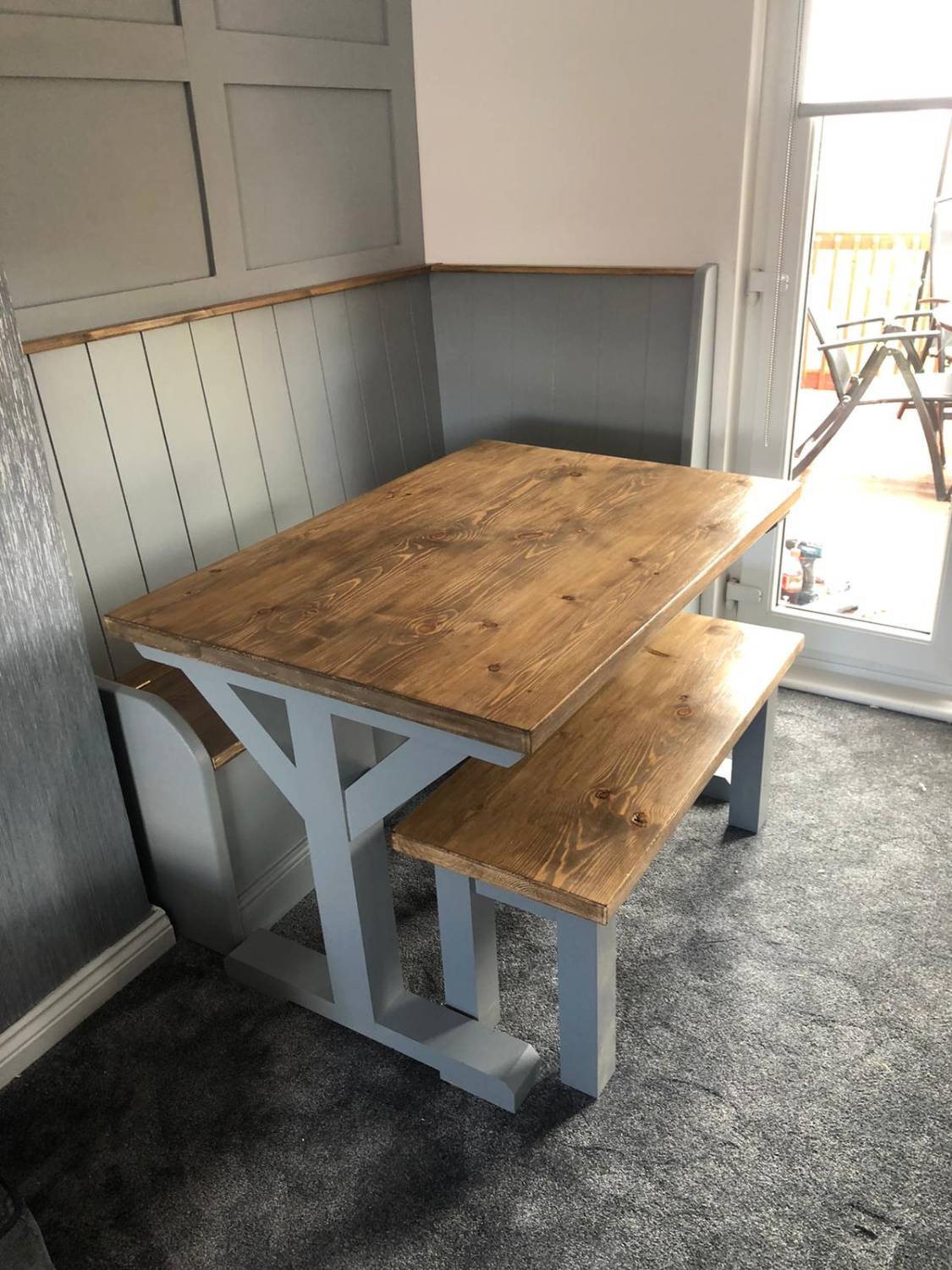 Traditional Joiners will manufacture and install bespoke Nook Seating in your kitchen, dining room or anywhere in your home. Nook with Bench