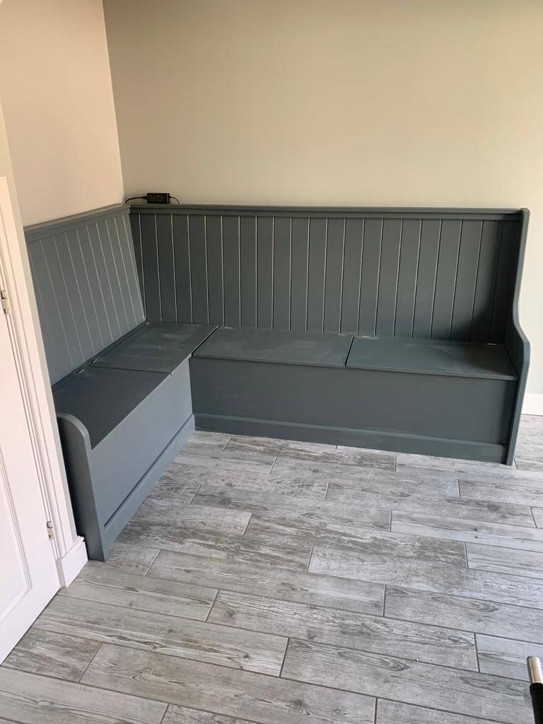 Traditional Joiners will manufacture and install bespoke Nook Seating in your kitchen, dining room or anywhere in your home. Seating and storage